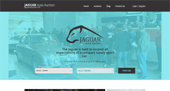 Desktop Screenshot of jaguarautoauction.com