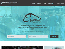 Tablet Screenshot of jaguarautoauction.com